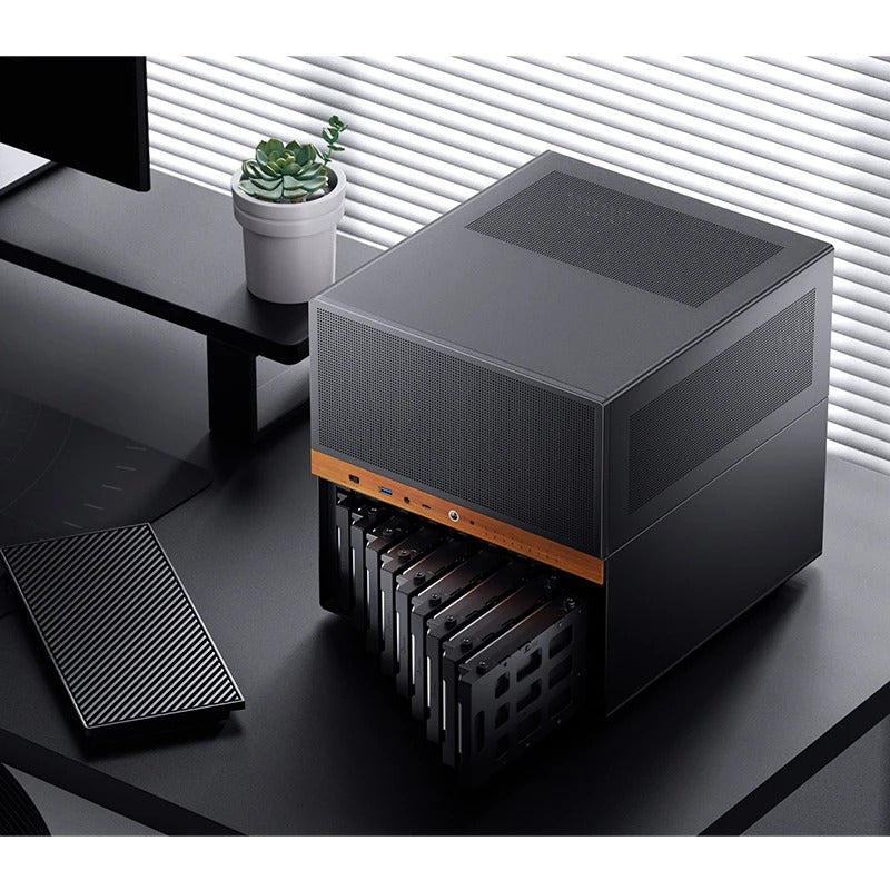 Jonsbo N6 NAS Computer Case (Black)