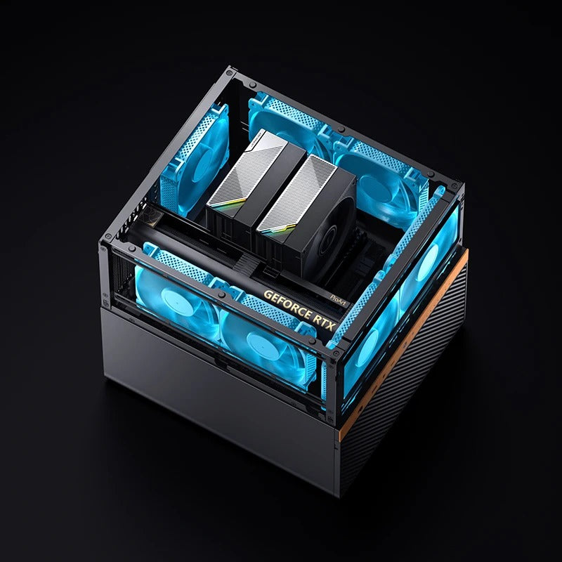 Jonsbo N6 NAS Computer Case (Black)