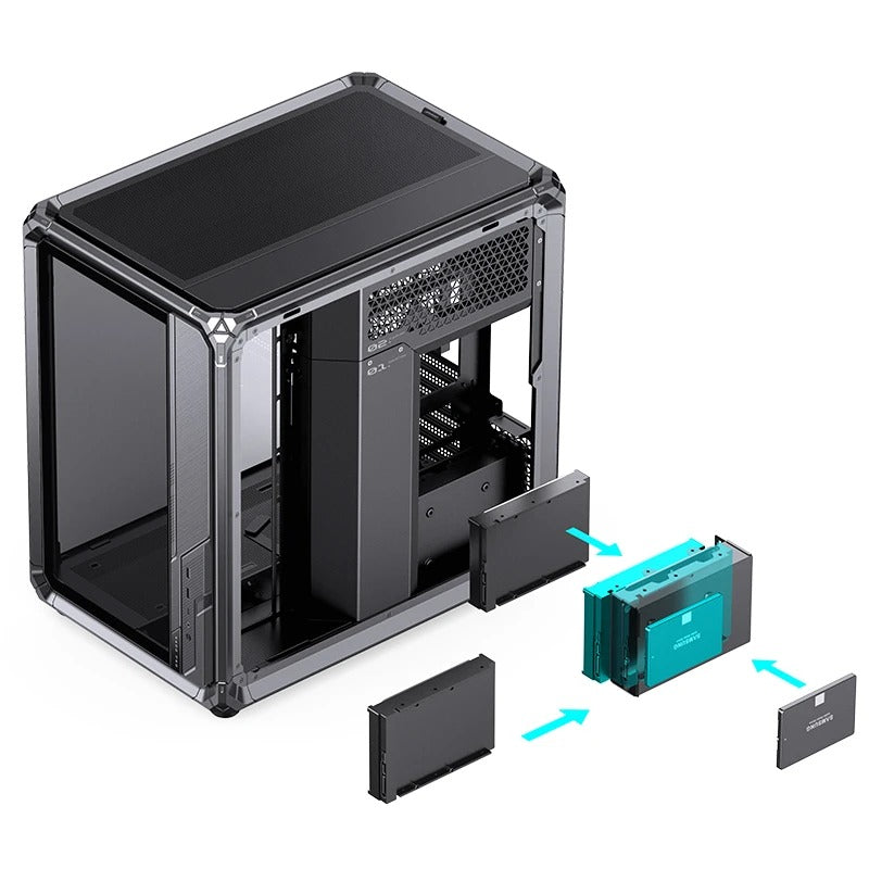 Jonsbo X400 Pro ATX Computer Case (Grey)