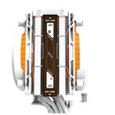 DarkFlash E400 Plus LED Matrix Display Dual Fan Tower CPU Cooler 