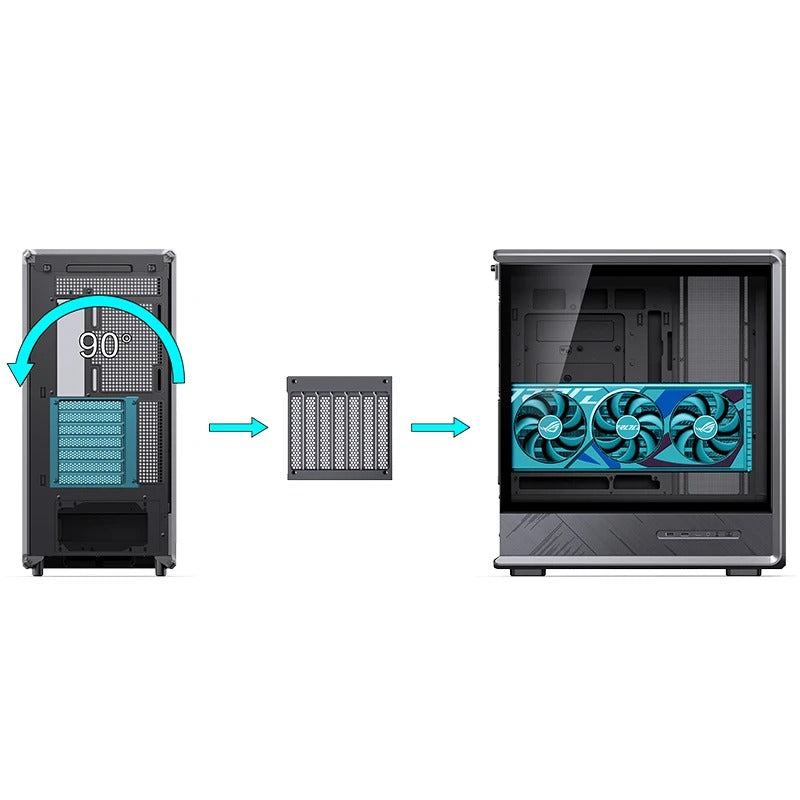 Jonsbo D401 ATX Computer Case (Black)