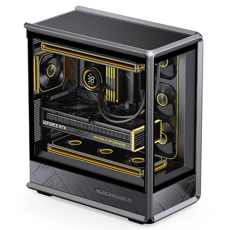 Jonsbo D401 ATX Computer Case (Black)
