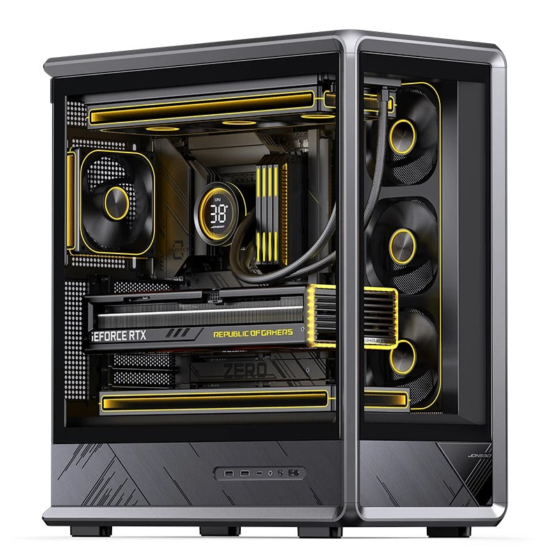 Jonsbo D401 ATX Computer Case (Black)