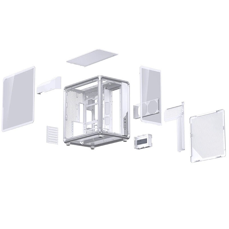 Jonsbo X400 ATX Computer Case (Grey, White)
