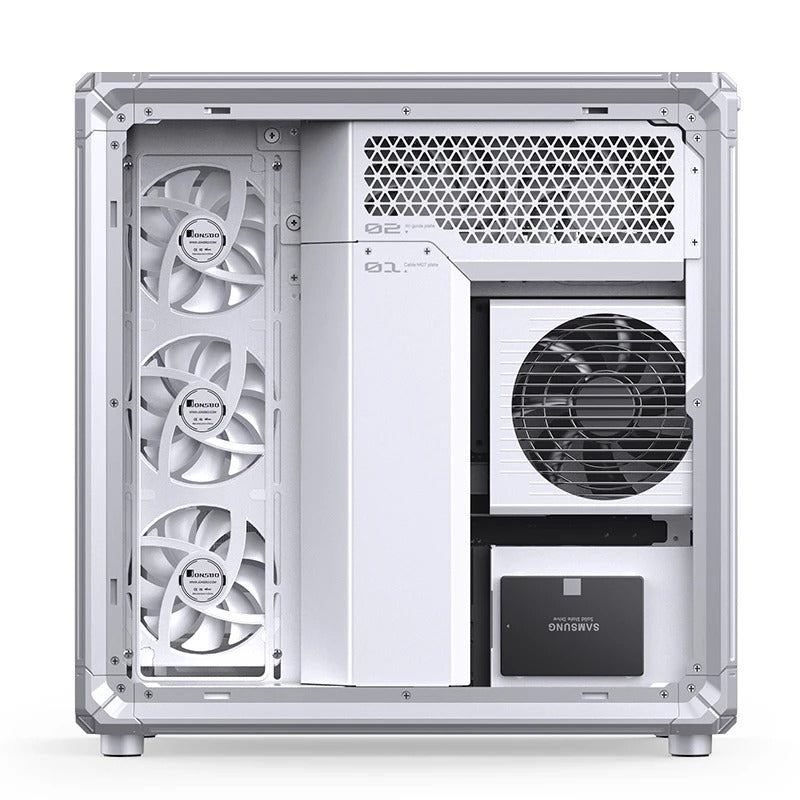 Jonsbo X400 ATX Computer Case (Grey, White)