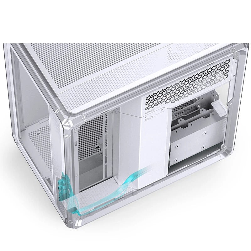 Jonsbo X400 ATX Computer Case (Grey, White)