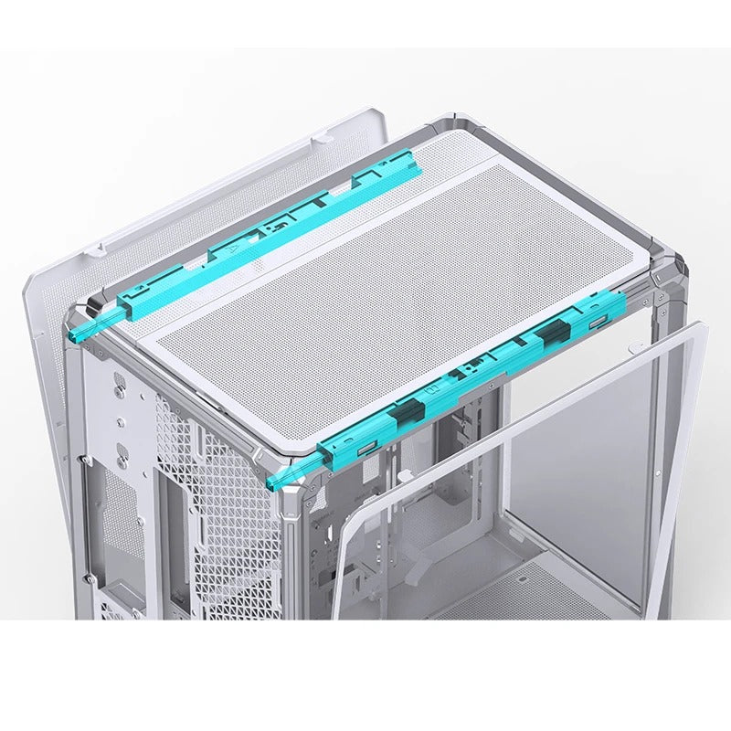 Jonsbo X400 ATX Computer Case (Grey, White)