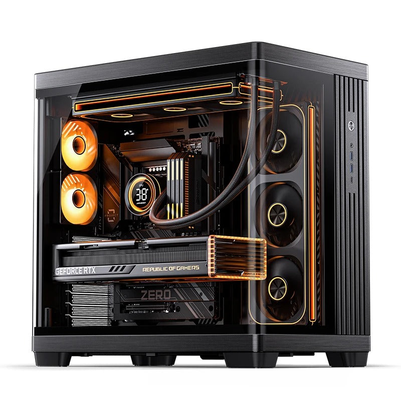 Jonsbo TK-4 ATX Separated Cabinet Computer Case (Black)
