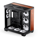 Jonsbo TK-4 Wood ATX Separated Cabinet Computer Case (Black)