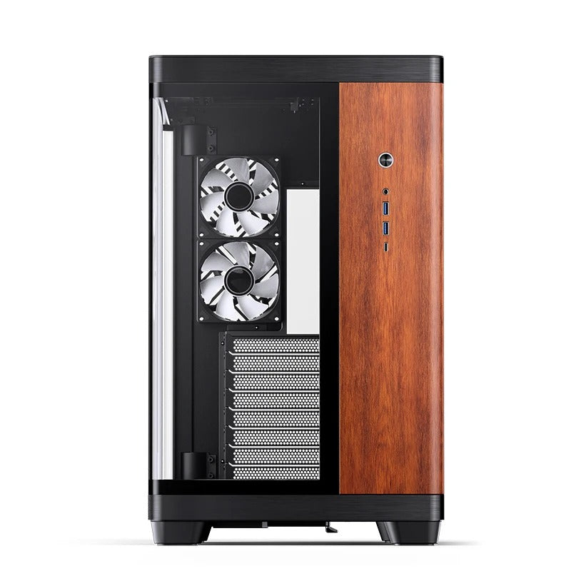 Jonsbo TK-4 Wood ATX Separated Cabinet Computer Case (Black)
