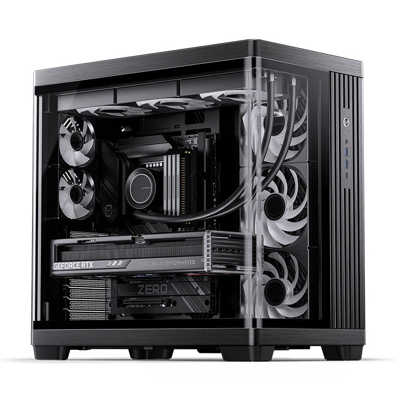 Jonsbo TK-4 ATX Separated Cabinet Computer Case (Black)