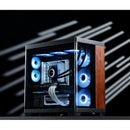 Jonsbo TK-4 Wood ATX Separated Cabinet Computer Case (Black)