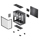 Jonsbo TK-4 ATX Separated Cabinet Computer Case (Black)