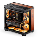 Jonsbo TK-4 Wood ATX Separated Cabinet Computer Case (Black)