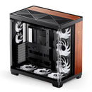Jonsbo TK-4 Wood ATX Separated Cabinet Computer Case (Black)