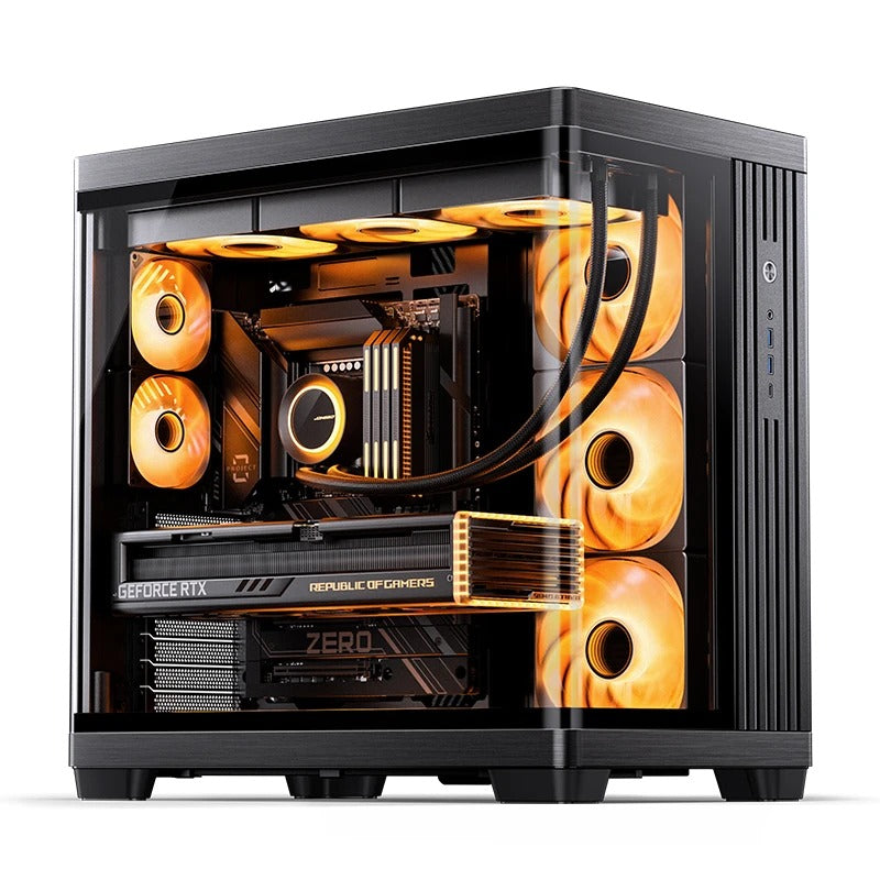 Jonsbo TK-4 ATX Separated Cabinet Computer Case (Black)