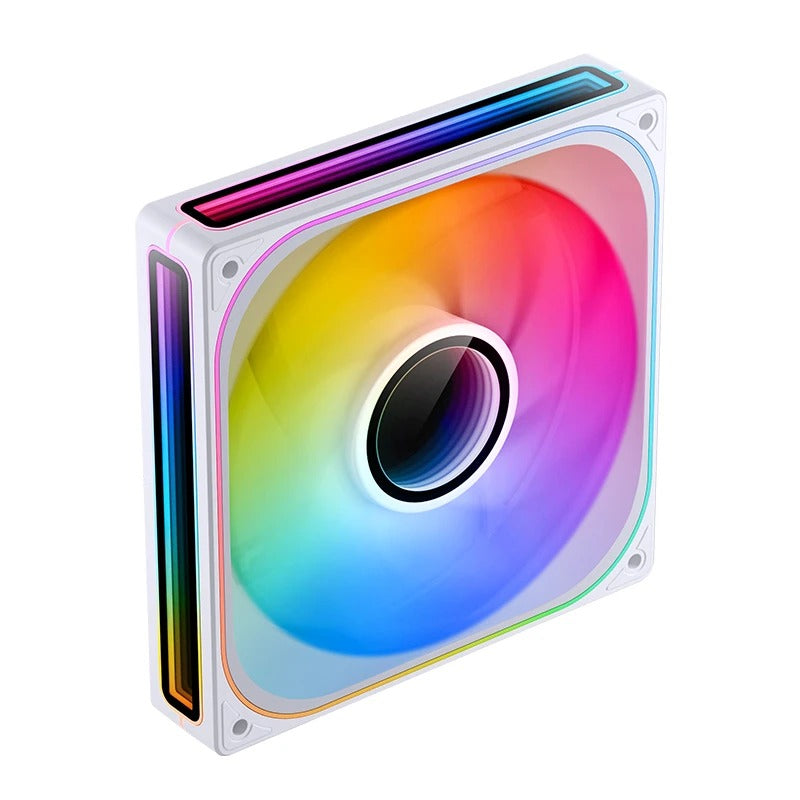 Jonsbo ZA-140W 140mm ARGB Infinity Mirror Series Fan (White)