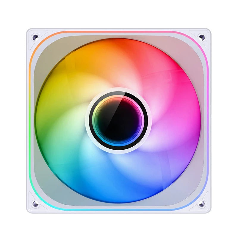 Jonsbo ZA-140W 140mm ARGB Infinity Mirror Series Fan (White)