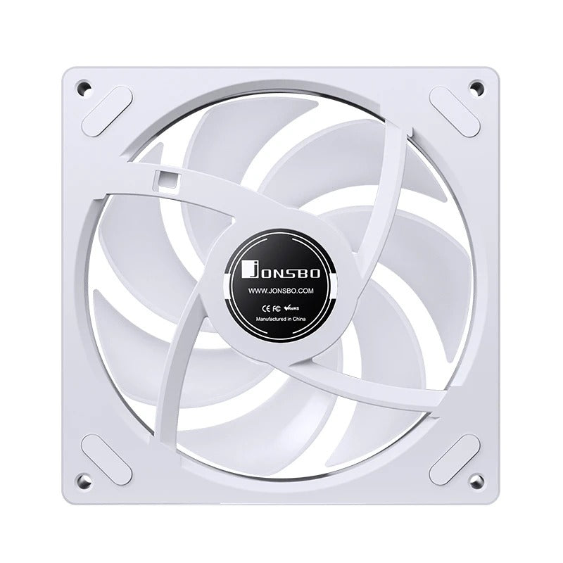 Jonsbo ZA-140W 140mm ARGB Infinity Mirror Series Fan (White)