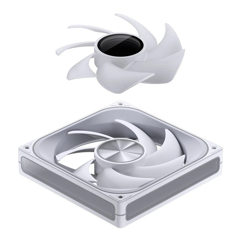Jonsbo ZA-140W 140mm ARGB Infinity Mirror Series Fan (White)
