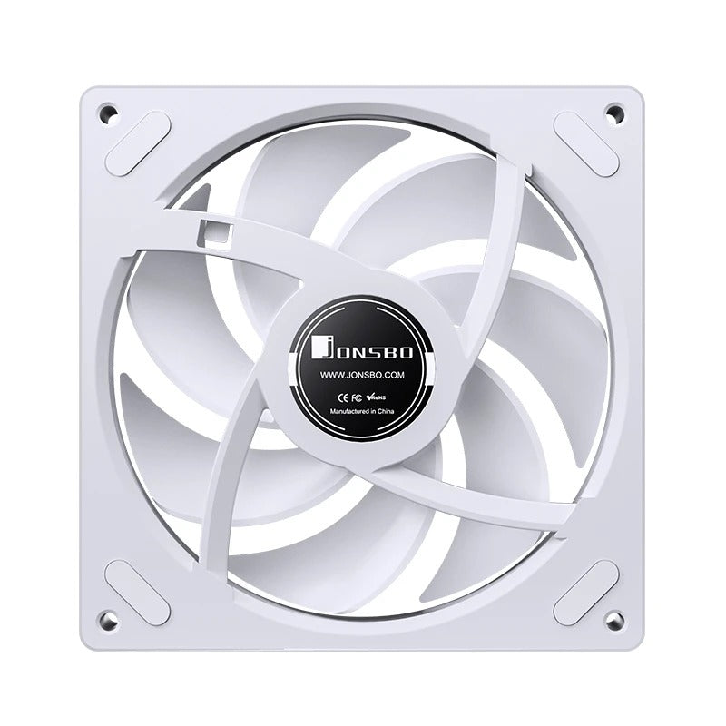 Jonsbo ZA-140W 140mm ARGB Infinity Mirror Series Fan (White)