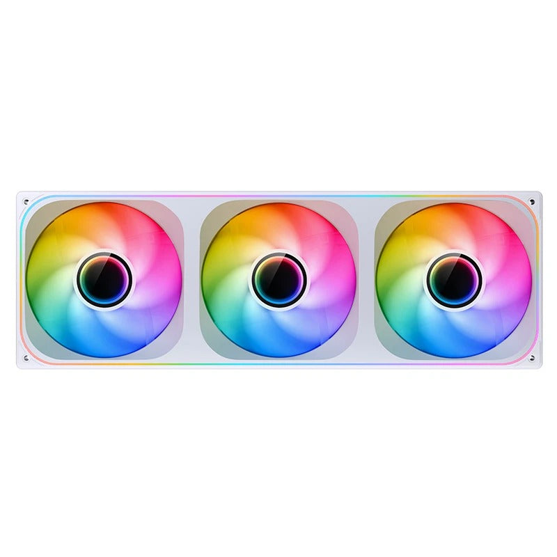 Jonsbo ZA-420WR 420mm ARGB Infinity Mirror Series Fan (White)