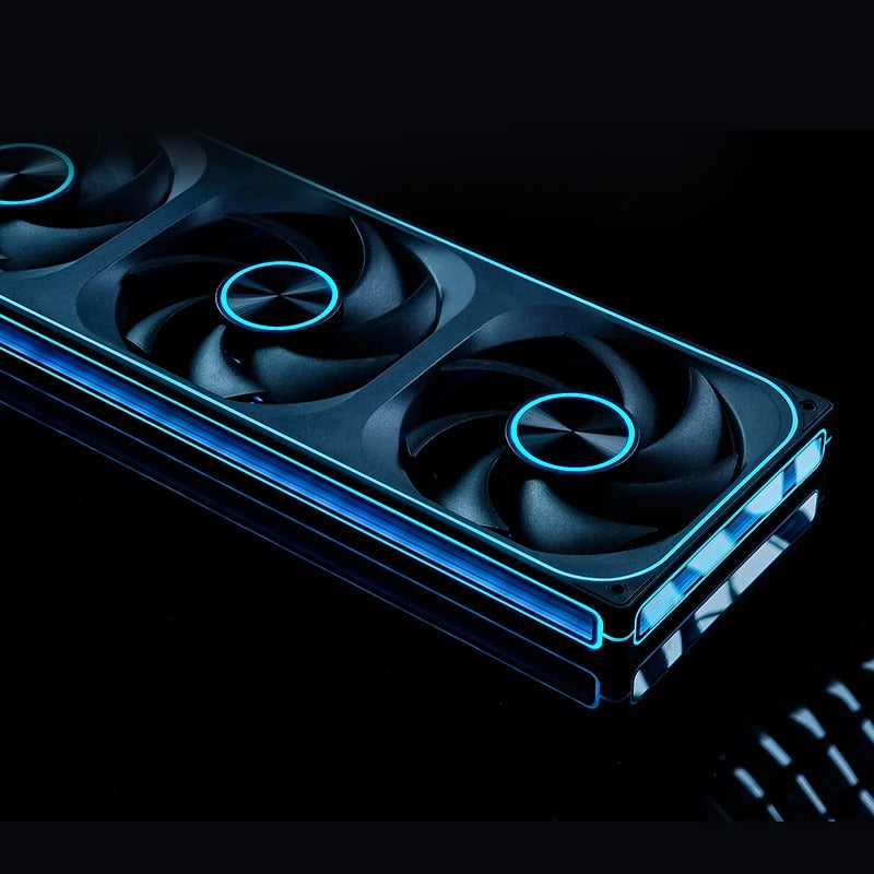 Jonsbo ZA-420BR 420mm ARGB Infinity Mirror Series Fan (Black)