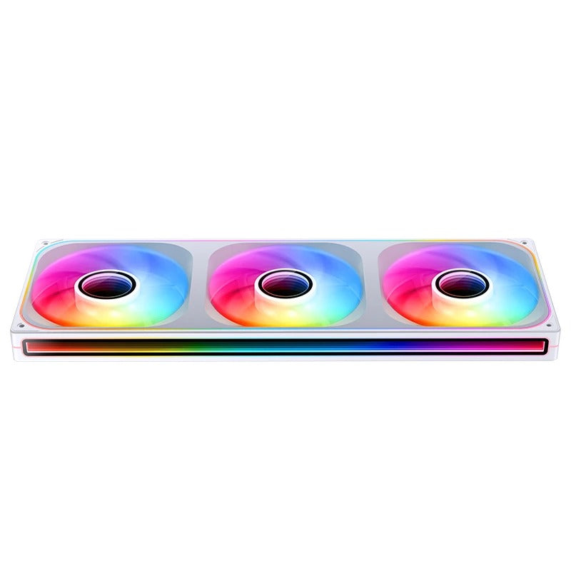 Jonsbo ZA-420W 420mm ARGB Infinity Mirror Series Fan (White)