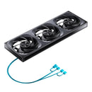 Jonsbo ZA-420B 420mm ARGB Infinity Mirror Series Fan (Black)