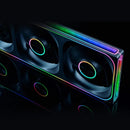 Jonsbo ZA-420B 420mm ARGB Infinity Mirror Series Fan (Black)