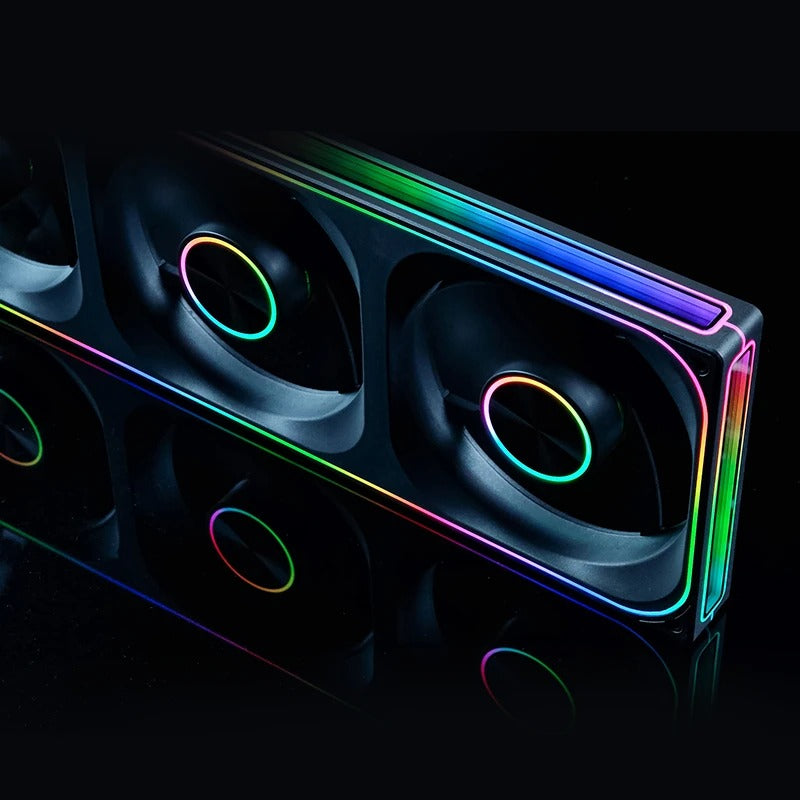 Jonsbo ZA-420BR 420mm ARGB Infinity Mirror Series Fan (Black)