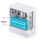 Jonsbo TK-5 ATX Computer Case (Black, White)