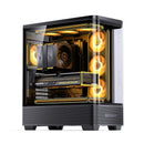 Jonsbo TK-5 ATX Computer Case (Black, White)