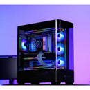 Jonsbo TK-5 ATX Computer Case (Black, White)