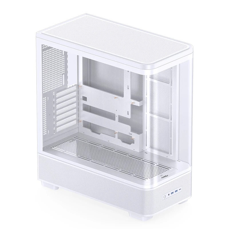 Jonsbo TK-5 ATX Computer Case (Black, White)