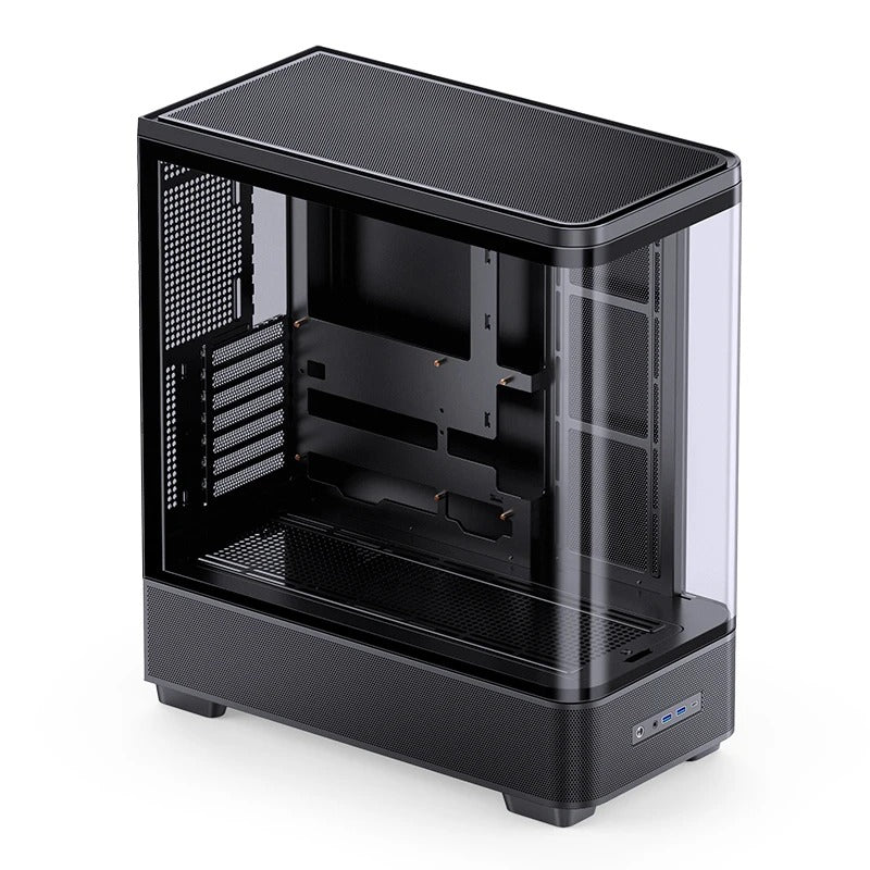 Jonsbo TK-5 ATX Computer Case (Black, White)