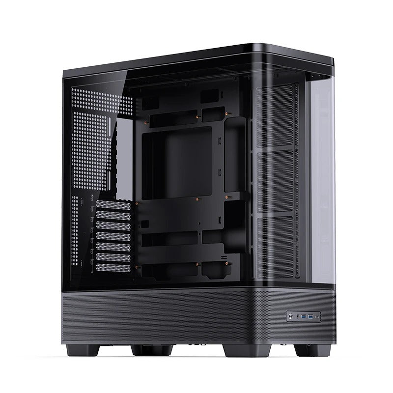 Jonsbo TK-5 ATX Computer Case (Black, White)