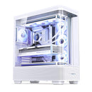 Jonsbo TK-5 ATX Computer Case (Black, White)