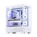 Jonsbo TK-5 ATX Computer Case (Black, White)