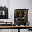 Jonsbo TK-5 ATX Computer Case (Black, White)
