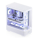 Jonsbo TK-5 ATX Computer Case (Black, White)