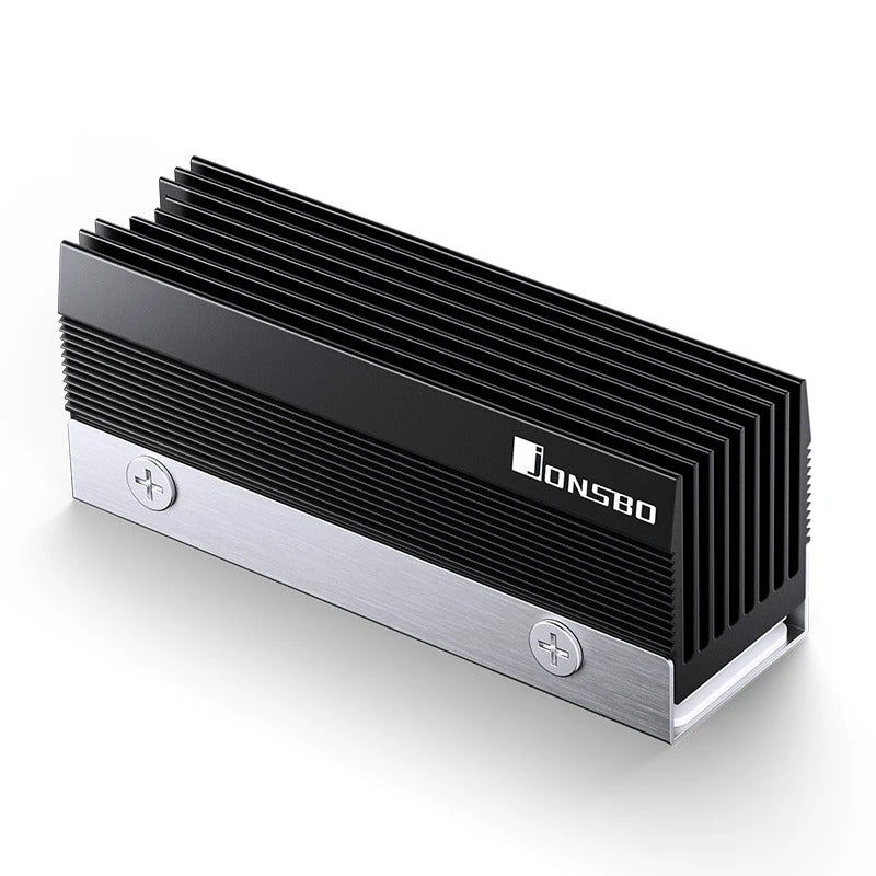 Jonsbo M201 M.2 2280 SSD Air Cooling Radiator (Silver/Black)