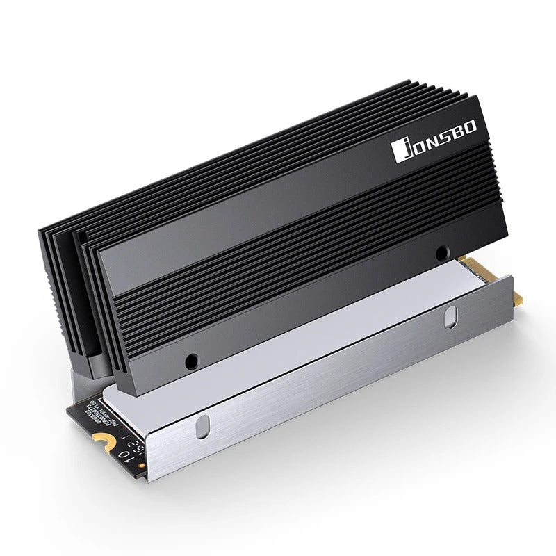 Jonsbo M201 M.2 2280 SSD Air Cooling Radiator (Silver/Black)