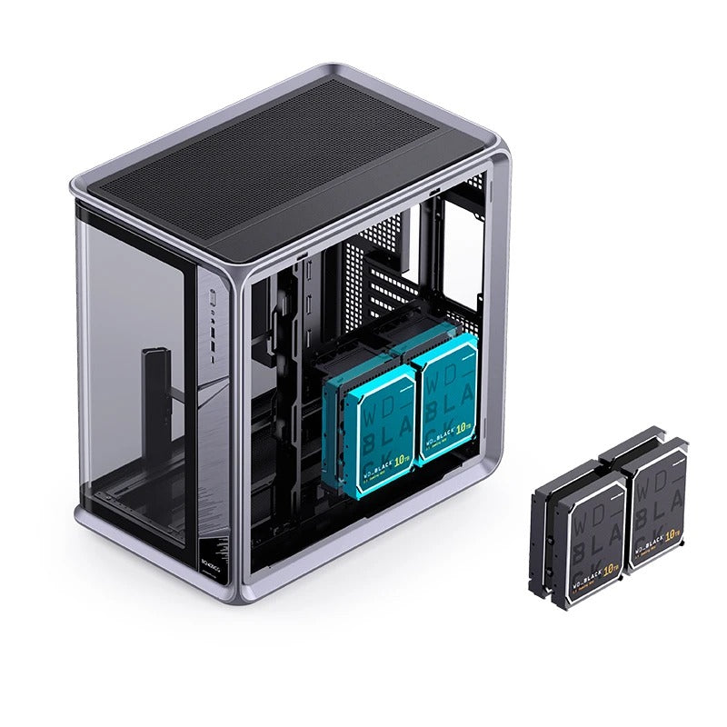 Jonsbo BO400CG ATX Top Front Interchangeable Glass (Gray)