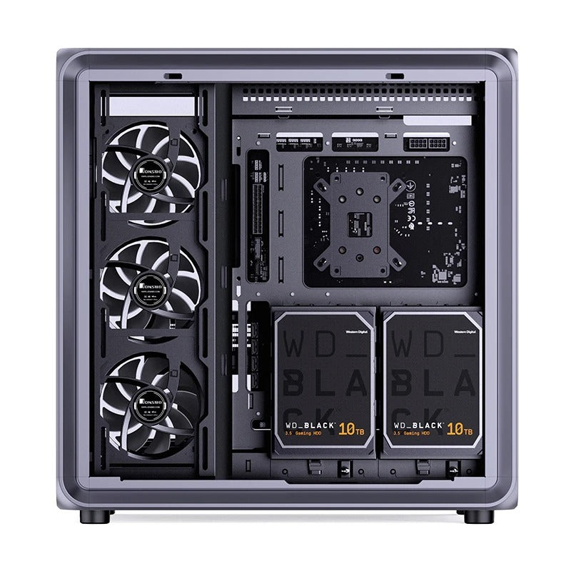 Jonsbo BO400CG ATX Top Front Interchangeable Glass (Gray)