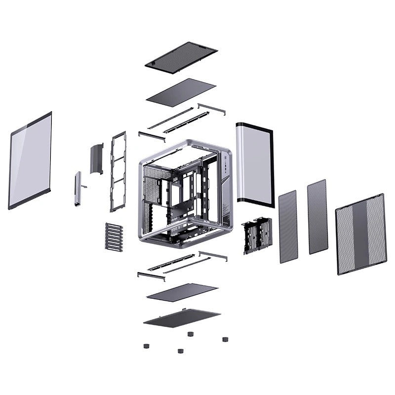 Jonsbo BO400CG ATX Top Front Interchangeable Glass (Gray)