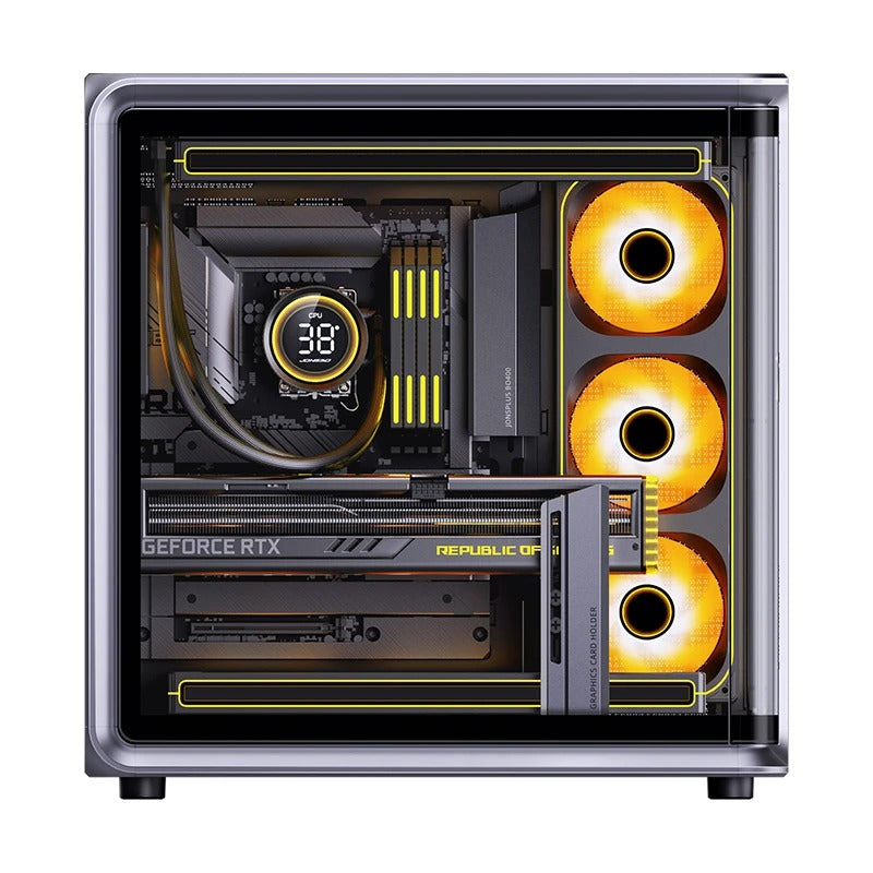 Jonsbo BO400CG ATX Top Front Interchangeable Glass (Gray)