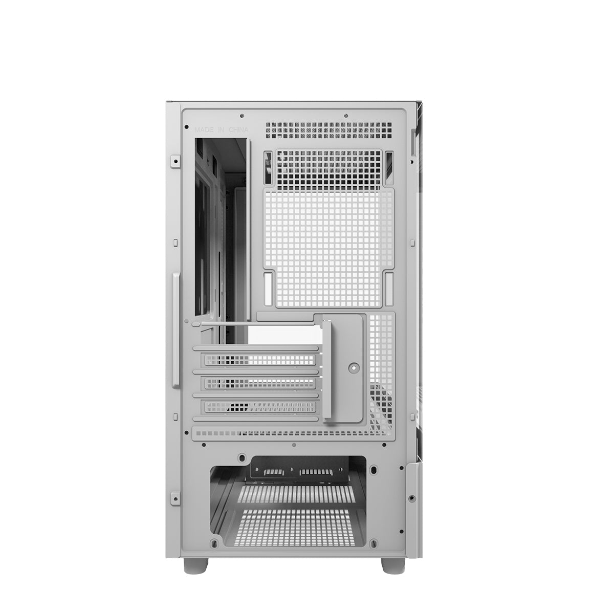 DarkFlash DS950MV M-ATX Glass PC Case with 6" IPS Customizable Display