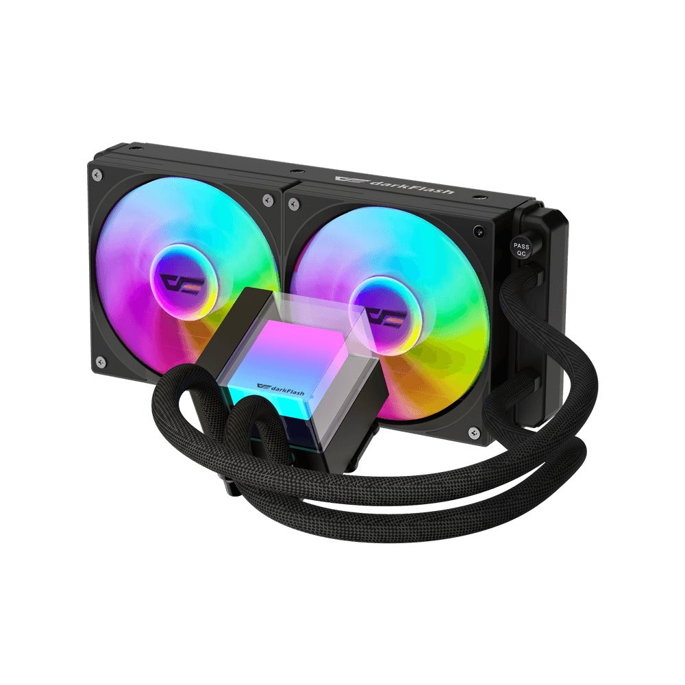 DarkFlash Cube CB240 ARGB AIO 240mm Liquid CPU Cooler