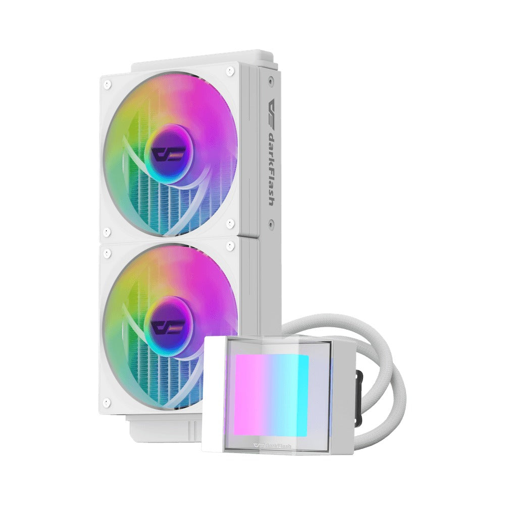 DarkFlash Cube CB240 ARGB AIO 240mm Liquid CPU Cooler